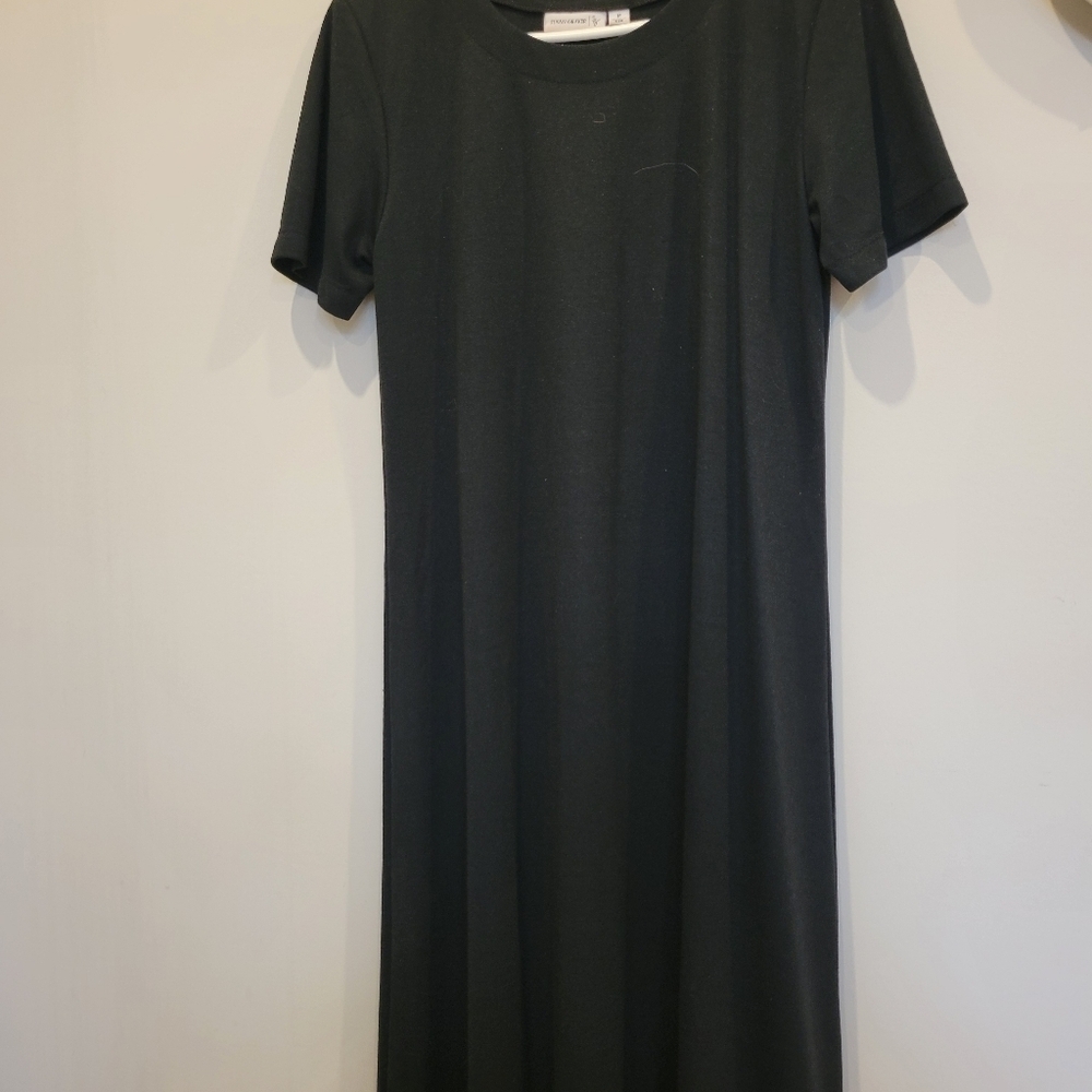Susan Garver Basic Sheath Shift Dress Made In USA med Dark Navy - Picture 6 of 6